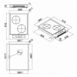 Поверхность KITCHENAID KHYD2 38510