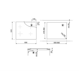 Варочная поверхность SMEG SIM1644DS