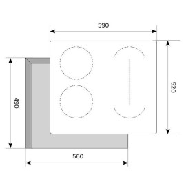 Варочная поверхность AKPO PIA 6094117СС BL