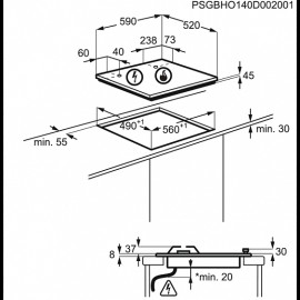 Варочная поверхность AEG HKR64440NB