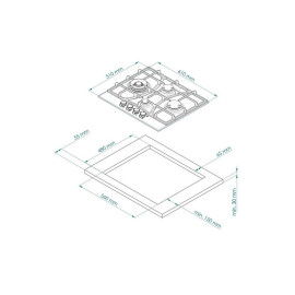 Варочная поверхность KUPPERSBERG FS 604 W Bronze