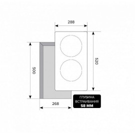 Варочная панель LEX EVI F 320 BL