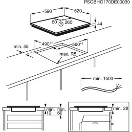 Варочная поверхность ELECTROLUX LIL61424C