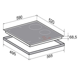 Варочная поверхность ZIGMUND & SHTAIN CI 46.6 W