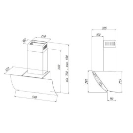 Вытяжка AKPO Clarus WK-4 eco II 60 черный