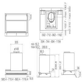 Вытяжка ELICA BOXIN ADV PLUS @ BLMAT/A/90 (PRF0199291)