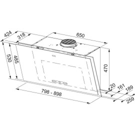 Вытяжка FRANKE FMA 2.0 PRO 907 BK (330.0682.357)