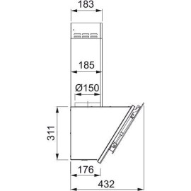 Вытяжка FRANKE TEMPER 60 BK (330.0712.113)