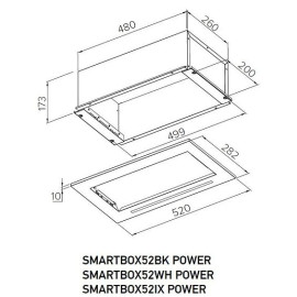 Вытяжка MEFERI SMARTBOX52WH POWER