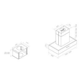 Вытяжка PANDO I-1001/120 INOX V.2200 ECO SEC
