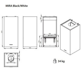 Вытяжка FALMEC MIRA PLUS WHITE 40