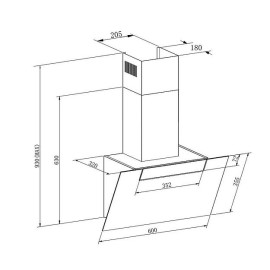 Вытяжка MEFERI AIRBOX60WH COMFORT