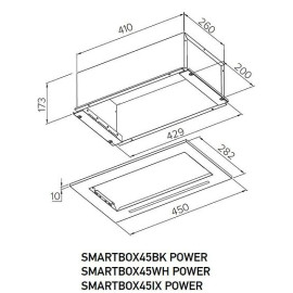 Вытяжка MEFERI SMARTBOX45WH POWER