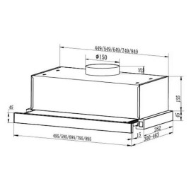 Вытяжка FABER AMPIRA BK 90 (315.0702.962)