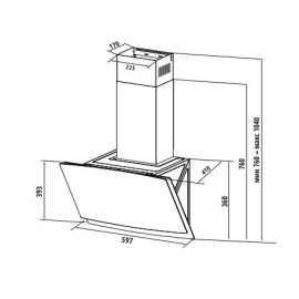 Вытяжка LERAN RH 6505 BG