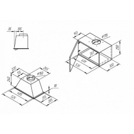Вытяжка KUPPERSBERG INLINEA 52 B X