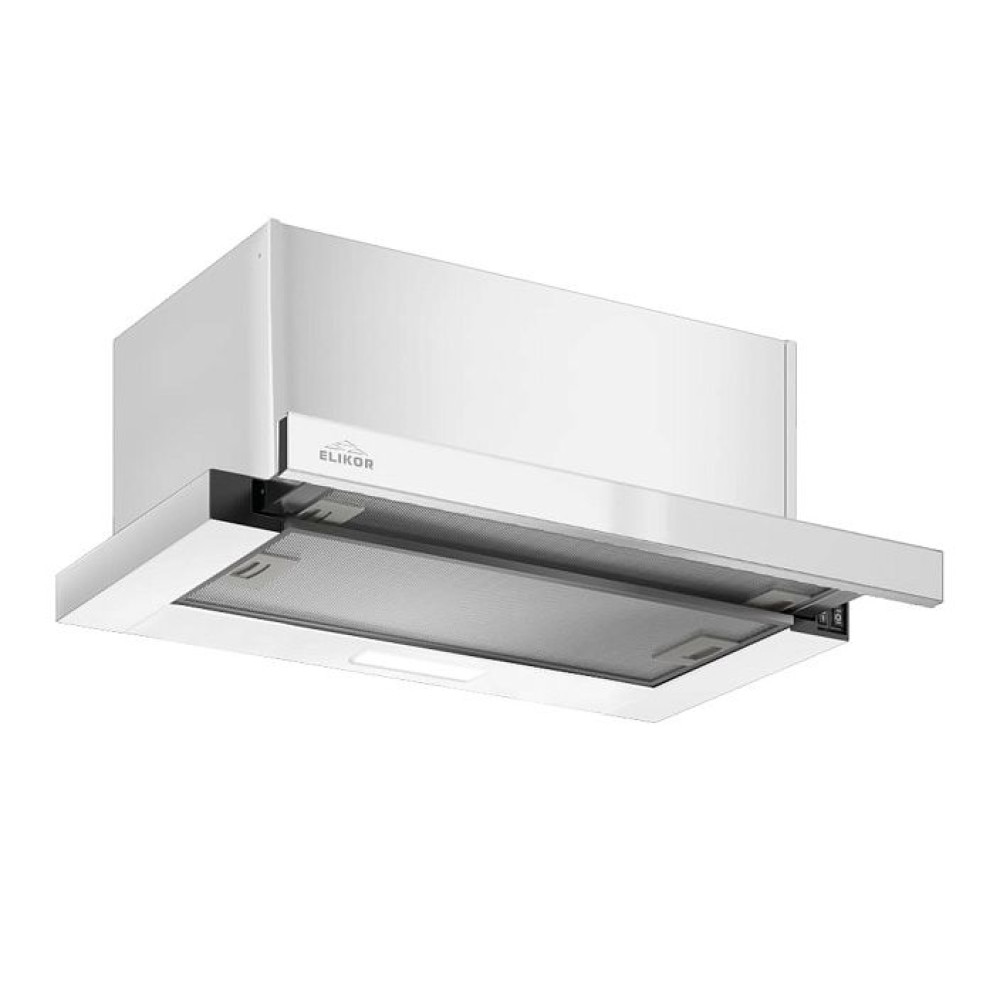 Вытяжка ELIKOR Slide Glass 60П-1000 белый/белый