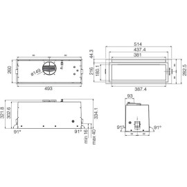 Вытяжка ELICA LANE SENSOR @ BLMAT/A/52 (PRF0188472A)