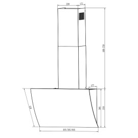 Вытяжка ELIKOR Wave BK 50