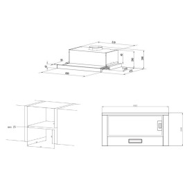 Вытяжка DELONGHI KT - TIARA 612 ВB