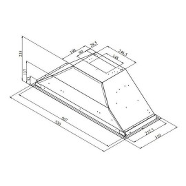 Вытяжка HOTPOINT-ARISTON HPAE 52FLS X