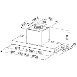 Вытяжка FRANKE FSTS DRIP-FREE 120 X (305.0702.608)