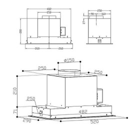 Вытяжка KORTING KHI 6099 ICGN
