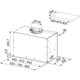 Вытяжка FRANKE FBFP BK MATT A86 (305.0665.393)