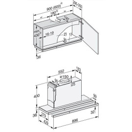 Вытяжка MIELE DAS 4930 OBSW