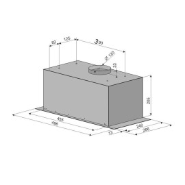 Вытяжка KONIGIN FlatBox Inox 50