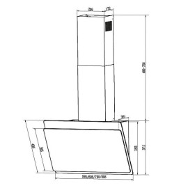 Вытяжка FABER TOCCO BK 60 (330.0702.951)