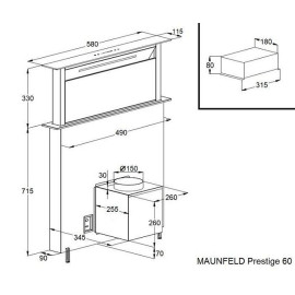 Вытяжка MAUNFELD Prestige 60 черный