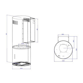 Вытяжка DELONGHI Orlando 315 BB