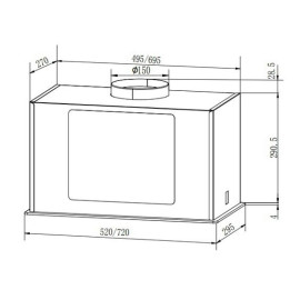 Вытяжка FABER ARIA WH 72 (305.0702.960)