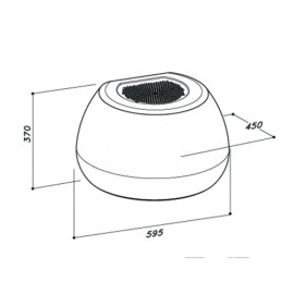 Вытяжка SIRIUS SLT106 LINK copper