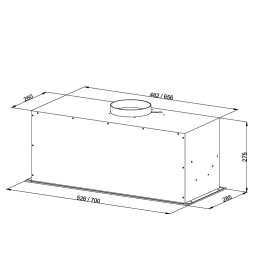 Вытяжка KUPPERSBERG BIM 600 White