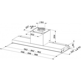 Вытяжка FABER IN-NOVA PREMIUM WH M A90 (305.0625.311)