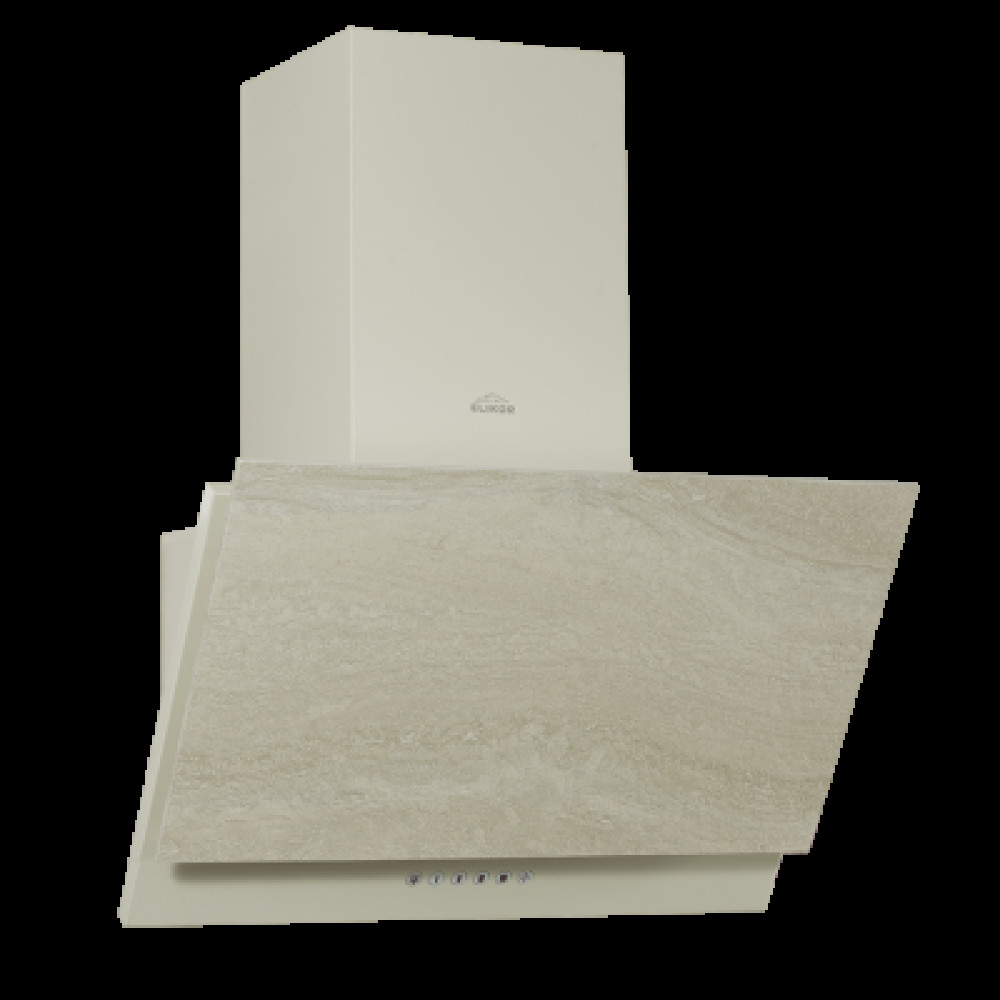 Каминная вытяжка ELIKOR Арт Рубин Ceramics S4 60 бежевый/бронзовый
