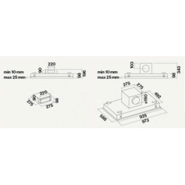 Вытяжка FALMEC Sirio 90 White CSJI90.E2P2#ZZZF400F