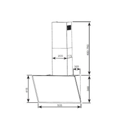 Вытяжка CENTEK CT-1829-60 Black