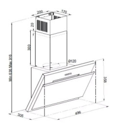 Вытяжка SIMFER 8555SM