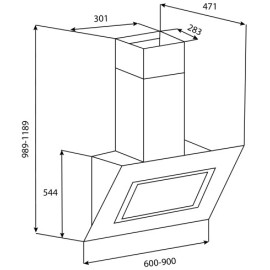 Вытяжка KORTING khc 91080 gw