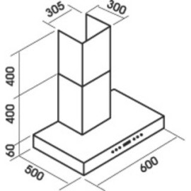 Вытяжка MBS TRINIA 160 GLASS BLACK