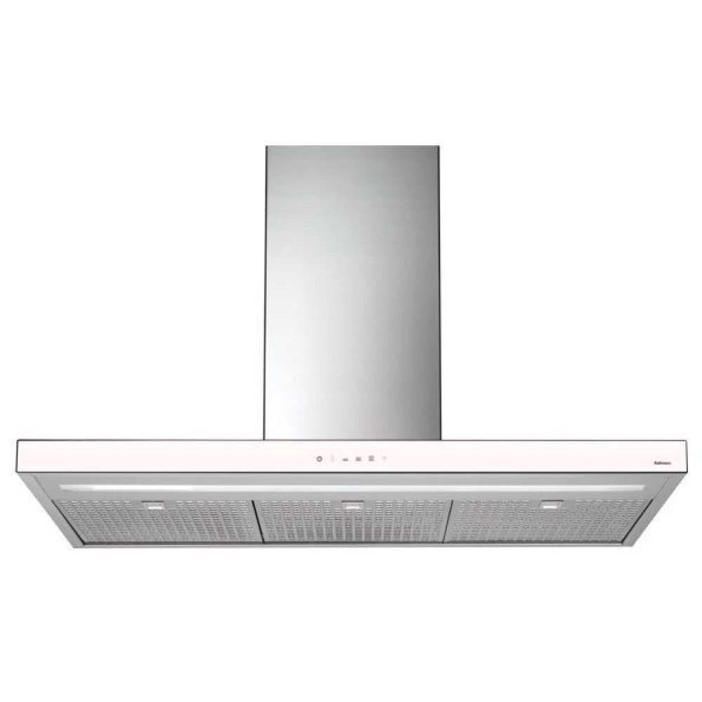 Вытяжка FALMEC LUCE 90 Vetro Bianco (800) ECP пристенная,белая,сенсор.панел