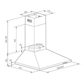 Вытяжка GRAUDE DHP 60.0 W