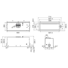 Вытяжка JET AIR PLANE LUX BL MAT/A/72 (PRF0175763)