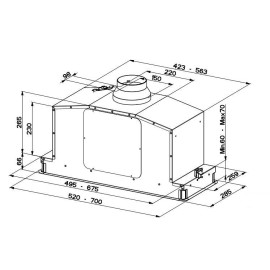 Вытяжка FABER IN-LIGHT INOX A70 EVO+