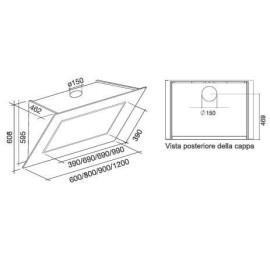 Вытяжка FALMEC Quasar Glass Black 120 CQPN20.E0P2#ZZZN491F