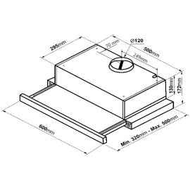 Вытяжка KORTING KHP 6617 RB