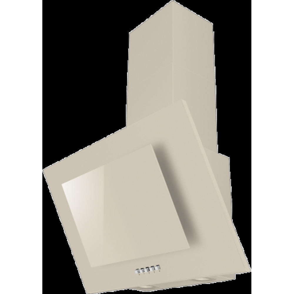 Вытяжка MAUNFELD tower (с) 50 ivory (слоновая кость+бежевое стекло)